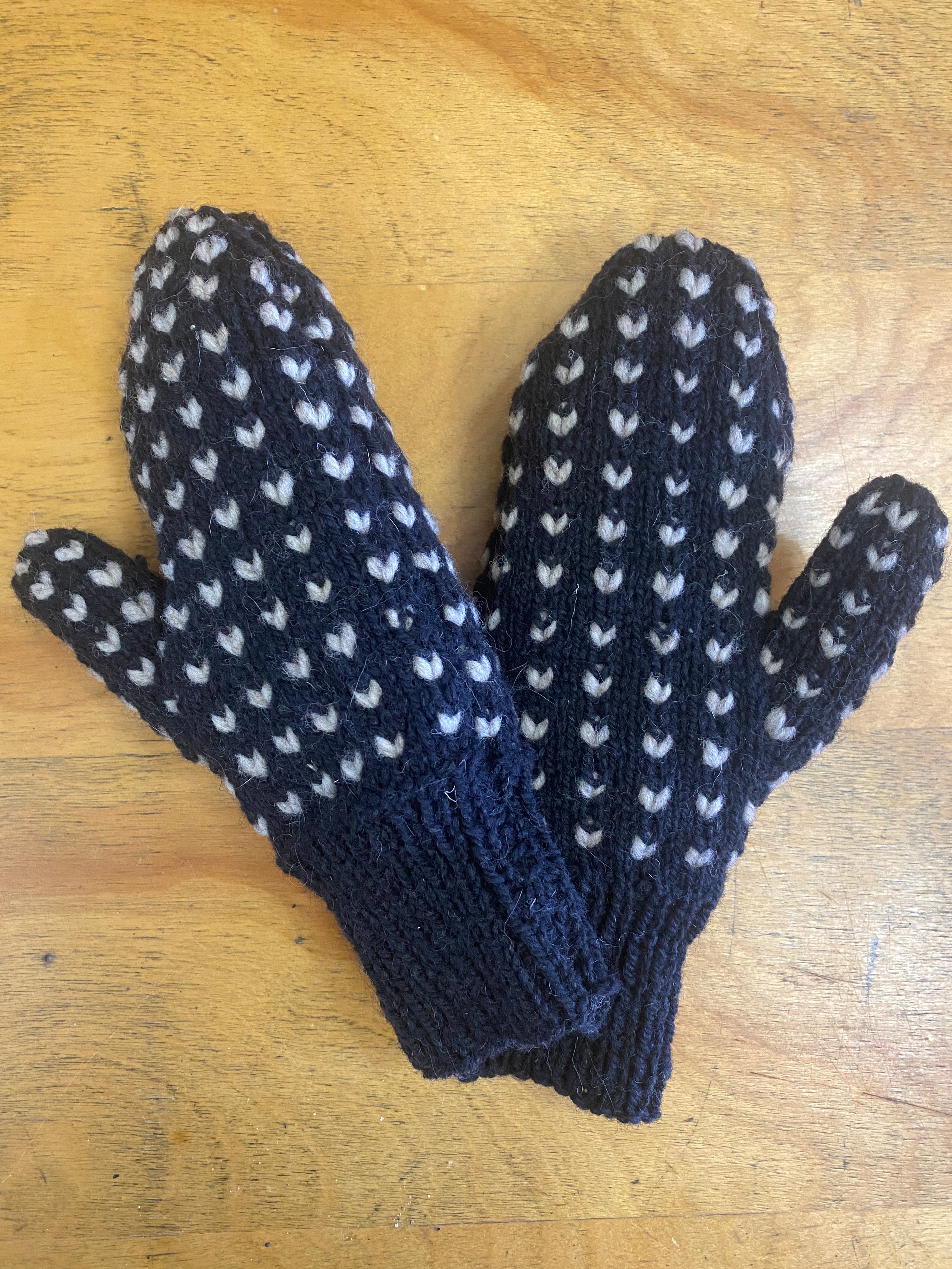 Thrummed mittens