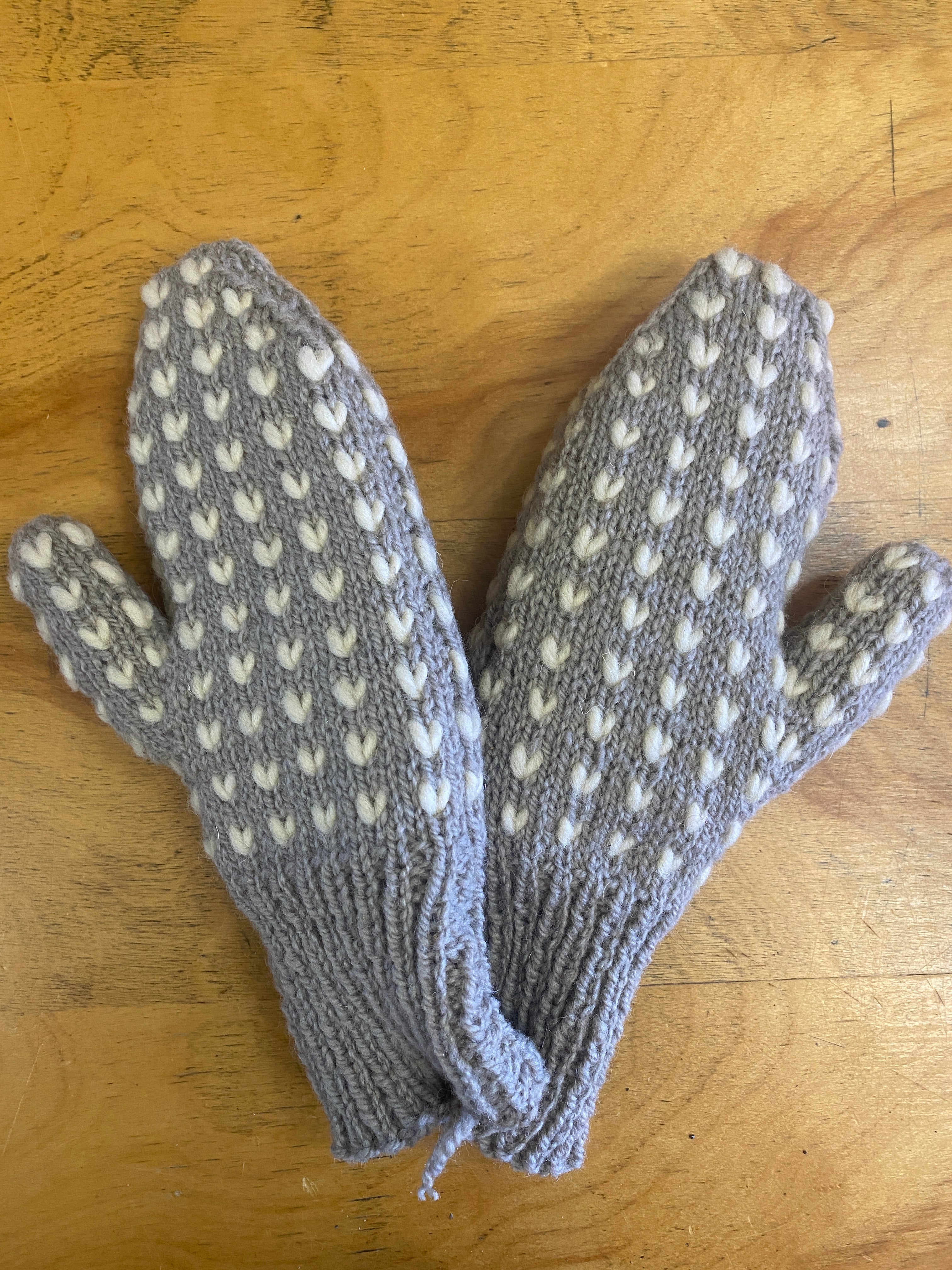 Thrummed mittens