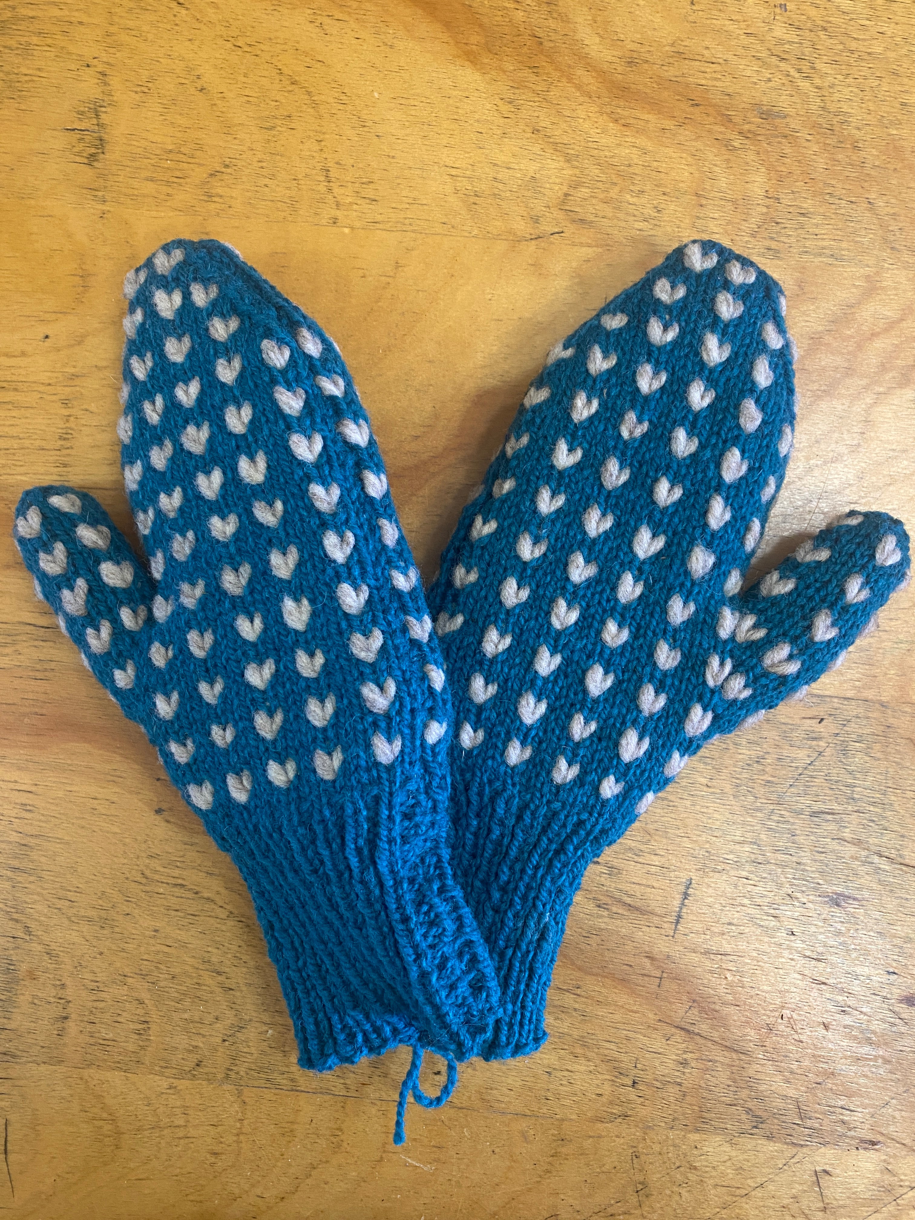 Thrummed mittens