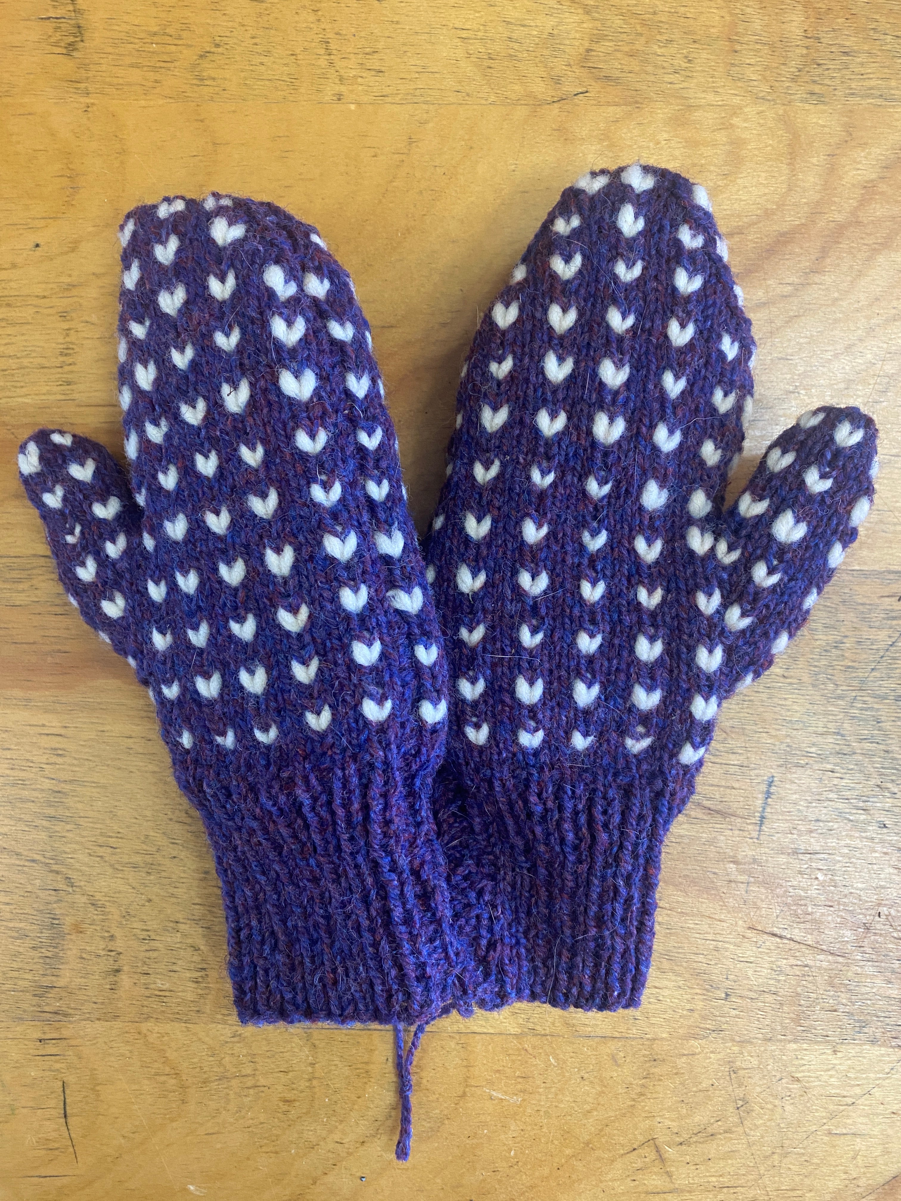 Thrummed mittens