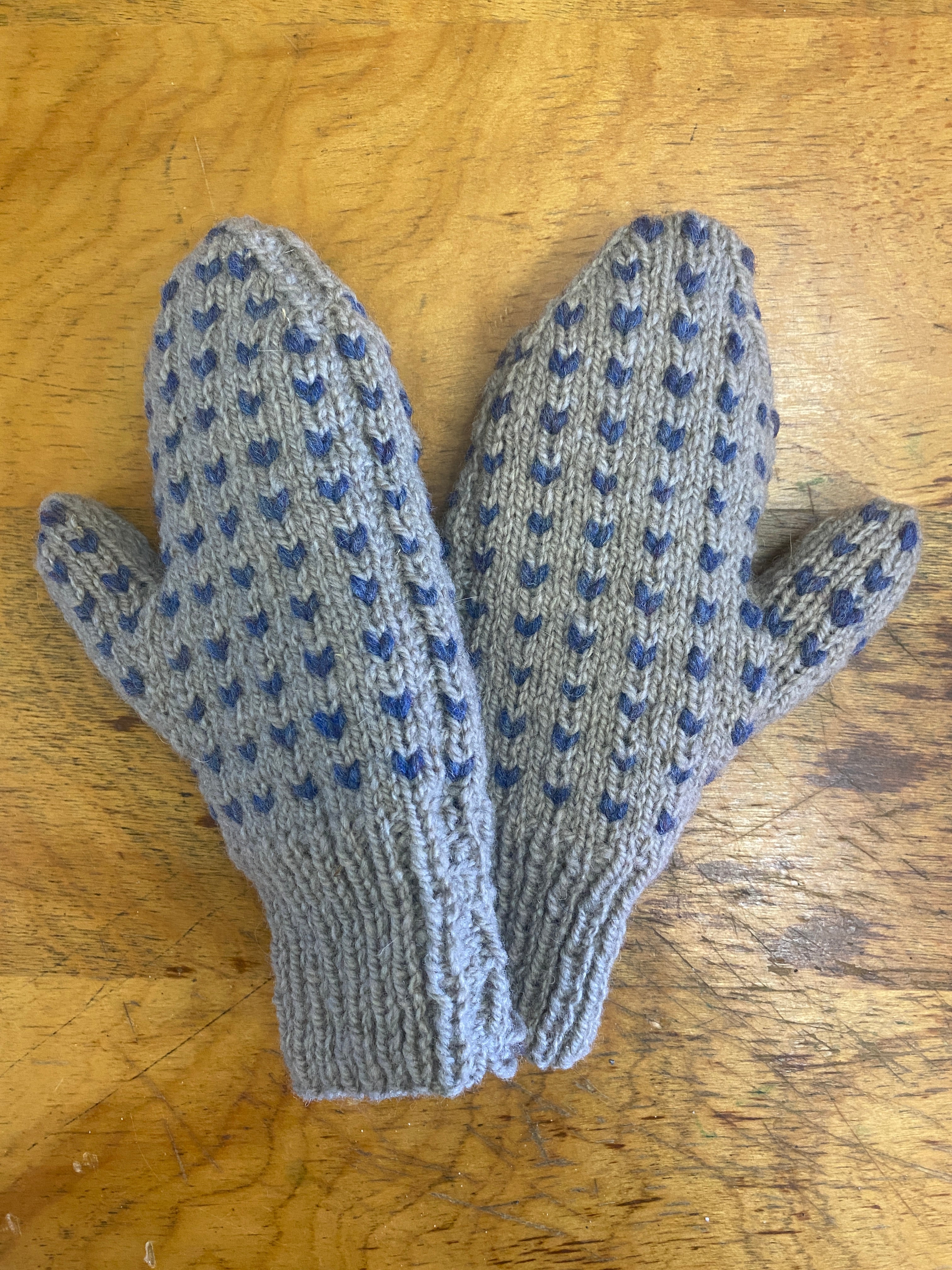 Thrummed mittens