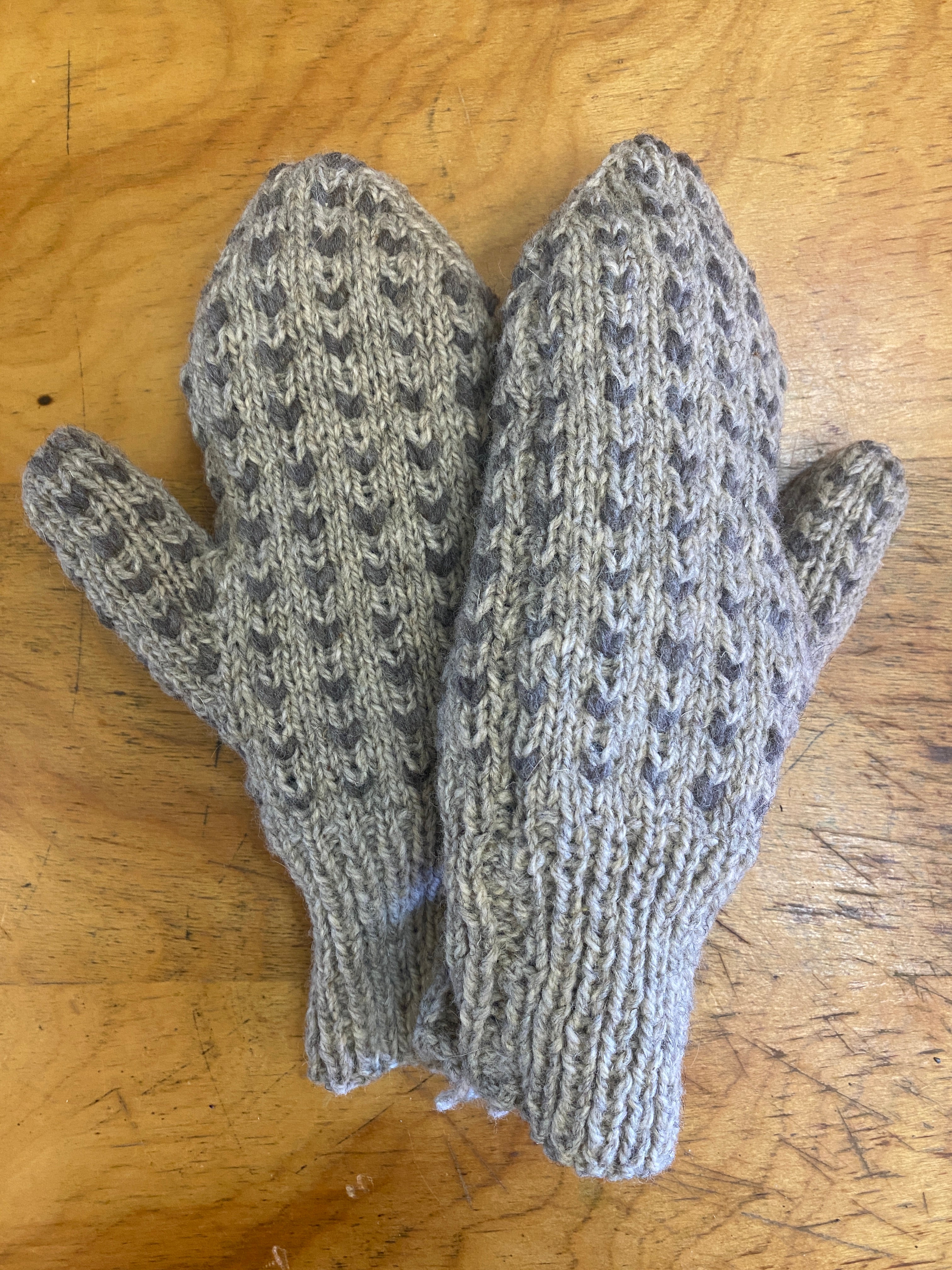 Thrummed mittens