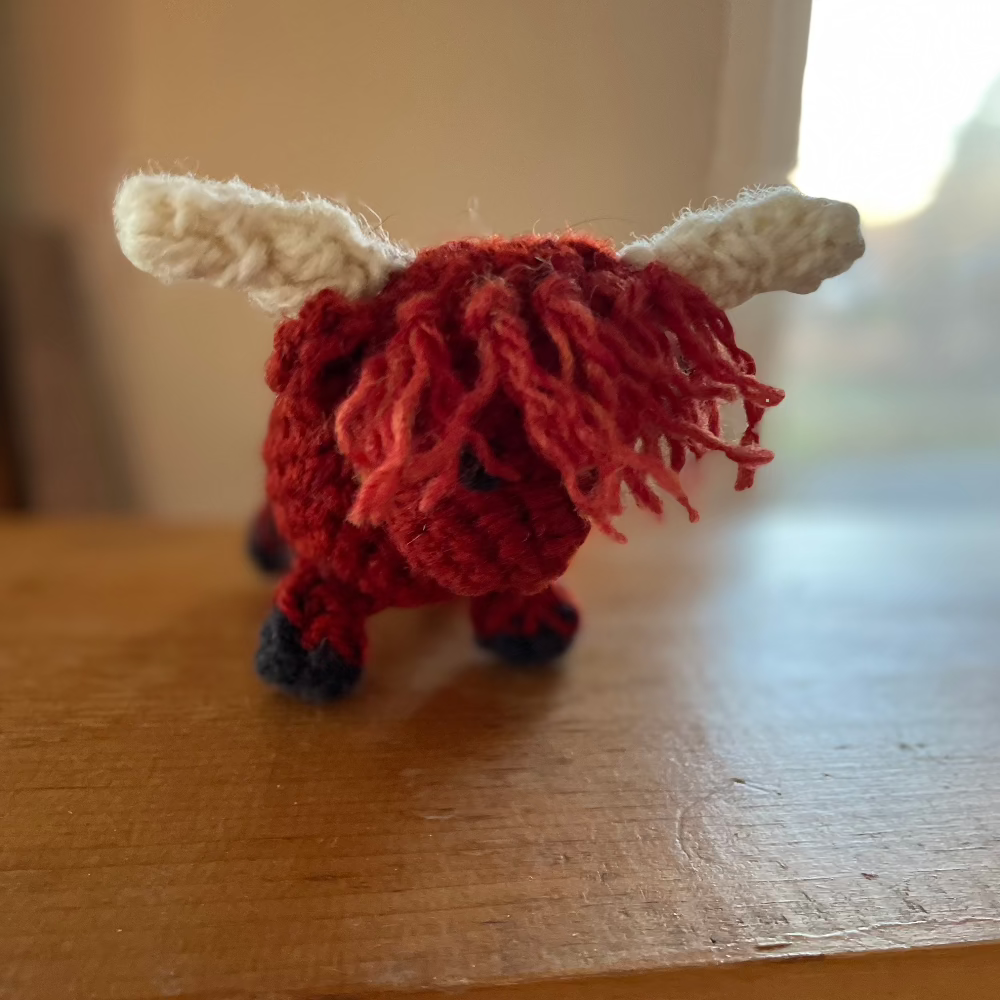 Topsy Farms' highland cow stuffie